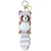 Keychains Raccoon Charm Keychain Sweet Y2K Pendant Car Keyring Backpack Decoration