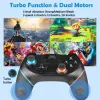 Tops bluetooth pro gamepad para nintendo switch console sem fio gamepad vídeo game controle de joystick usb com alça de 6 eixos