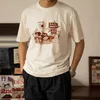 Herren T-Shirts T3-0145 RedTornado Asiatische Größe Super Top Qualität 260GSM Heavy Duty Casual T-Shirt Baumwolle Bedrucktes T-Shirt 6 Farben J240221