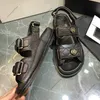 Chan C Designer Sandálias Chinelo Homem Mulheres Sandálias Sliders de Alta Qualidade Cristal Bezerro Couro Sapatos Casuais Plataforma Acolchoada Verão Confortável Praia Casual 35-44