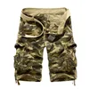 Men's Sweatpants Cargo Pants 2024 New Five-quarter Pants Summer Tide Multi-bag Hip Hop Skateboard Loose Male Camouflage Pants