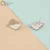 Stud Cordial Design 100pcs 17*23mm Jewelry Accessories/leaf Shape/earrings Stud/diy Making/jewelry Finding & Components/hand Made