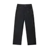 Jeans viola da uomo classici jeans firmati Nigo Denim danneggiato con nappe Pantaloni con foro Jeans slim fit