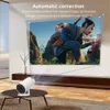 Magcubic Projector HY300 WiFi6 200ansi Android11.0 4K ARM Cortex-A53 130 "Skärm BT5.0 1280 720P Hemmaater utomhus bärbar