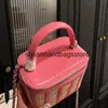 Shoulder Bags Mini Tote Pink Beac Designer Luxury Straw Cain ig Quality Women Crossbody Classic Knied Bag Lady Box Fasion andbagH24221