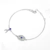 Braccialetti KALETINE Turco Lucky Blue Evil Eye Braccialetti con ciondoli per le donne Bracciale con ciondoli vintage in argento sterling 925 Fine Jewelry