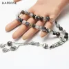 Armbanden mode armband sektion agatarmband ovala 33 pärlor islamiska muslimska tasbih allah rosenkrans naturliga agat tassel gratis frakt