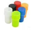 Plasttobaksslipflaskform Rökrör Multifunktion Herb Spice Slipning Crusher Storage Container Case PPA2355323711