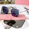 Miui glasses quality designer sunglasses Blend classic and modern elements Metal frame Skeletonised lenses Euro american style ladyes shades