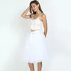 Röcke Sommer Mode Girls Sexy 7 Schicht Tüllrock hohe Taille süße süße, mehrfarbige, plissierte elegante Tanzgitter Prinzessin Tutu