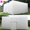 vendita all'ingrosso tenda cubica gonfiabile bianca 12x7.5x4mH (40x25x13.2ft) con bolle cubo evento tendone festa matrimonio promozionale casa quadrata per mostra