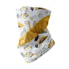 Bandanas Summer Breattable Cooling Silk Bandana vandring Cykelrör Scarf 3D Sömlös sporthals varmare halv ansiktsmasker Kvinnor