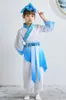Scene Wear Children's Ancient Costume Hanfu Kinesiska kläder Disciples Performance Boys and Girls Three-Character