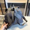 Kvinna Mens School Bags Designer Ryggsäck Nylon Ryggsäckar Luxury Outdoors String Students Back Pack Black Khaki 35cm Top 2024 NYTT
