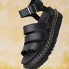 Sandalet moda tıknaz sandalet platform açık ayak ayak bileği kayış tokası bayan roman ayakkabı yüksek kaliteli kadın plaj ayakkabıları T2212095460751