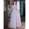 Etnische Kleding Prinses Maxi Jurk Temperament Cheongsam Mesh Vestidos Lady Elegante Formele Party Gown Lange Qipao Gastvrouw