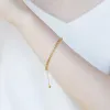 Brangles Yunli Real 18K Bracelet Bracelet Luxury Phoenix Tail Design Pure AU750 Chaîne ajustée pour femmes Fine bijoux cadeau