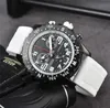 U1 AAA Bretiling B01 44MM Navitimer Orologio Movimento Giappone Quarzo Endurance Pro Avenger Cronometro Orologi Gomma da uomo Orologi Vetro zaffiro Orologio da polso J740