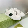 Designer ace Italy Luxury Sneakers Platform Low Men Women Shoes Casual Dress Trainers Tiger Embroidered Ace Bee Green Red 1977s Stripes Mens Shoe Sneaker 1.25 09
