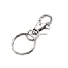 Nieuwe collectie Eenvoudige stijl 60Mm25Mm Ronde vorm Diy sleutelhanger voor sleutel Handtas Sliver Kleur Kleine schattige ring Charm Acc Dhgarden