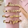 Armreifen Personalisierte Baby-Personalisierung Namensarmband Namensarmband Gold Edelstahlarmband Individualisierung Kindergeburtsschmuck