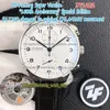 ZFF TOP Wersja 150 rocznica 371602 Biała tarcza A7750 Cal 69355 Chronograph Automatyczna męska zegarek zegarki stalowe Sport Stopwatch