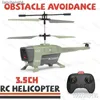 Electric/RC Aircraft RC Helicopter 3.5Ch 2.5Ch Remote Control Plane 2.4G Hovering Hinder Undvikande Electric Airplane Aircraft Flying Toys for Boys