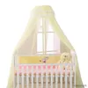 CRIB NETTING Baby CRIB NETTING SOMMER BABY ROOM MOSQUITO NET Baby Bedopy Tents Round Lace Dome Mosquito Netting Infant Cos Cot Decor Nets