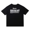 T-shirts pour hommes Designer Rhude T-shirt de haute qualité Caractère de la marque de mode Falling Abstract Street Belle T-shirt à manches courtes en vrac pour CoupCMNS