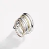 Spinelli Kilcollin anelli designer di marca Nuovo anello Raneth stack in argento sterling di alta gioielleria di lusso