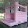 4.5x4.5m (15x15ft) مع باستيل باستيل الوردي القابل للنفخ في منزل الحارس التجاري قلعة نطاطية قابلة للنفخ للحفلة
