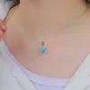 Pendentifs XYOP 2023 bijoux 925 en argent Sterling classique chanceux Larimar pendentif femmes personnalisé en gros cadeau