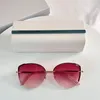 Lunettes de soleil de créateurs Luxury Fashion For Women's Men Glasshes Street Street Small Sunnies avec boîte-cadeau