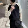男子セーターの男の服のプルオーバーラウンドカラー編みの男性のために編み上げたクルーネックスプレッチホワイトファンデザイナーラグジュアリー韓国語2024秋のカジュアル