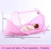 CRIB NETTING PORTABLE Folding Baby Travel Bed Crib Netting Kids Cots nyfödda fällbara sovsäng Myggnät