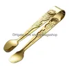 Other Kitchen Tools Other Kitchen Tools Rose Engraved Mini Tong Sugar Ice Clip Bar Tool Drop Delivery Home Garden Dining Dhpoy