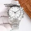 Mens Watch Clean Watch Top Men's Sapphire Chronograph 4130 Top Mechanical Movement Watch Ceramic Bezel 904l Stainless Steel Clean Factory