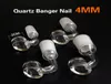 Real Quartz Banger 14mm 18mm 100 Quartz 4mm Domeless Nail Kvinnlig han