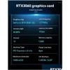 그래픽 카드 jieshuo nvidia rtx 3060 12GB 비디오 카드 GDDR6 192 비트 GPU RTX3060 12G 지원 PC 데스크탑 게임 컴퓨터 사무실 3060RTX OTSOR