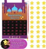 Eid Mubarak DIY filt Ramadan Calender med Pocket For Kids Gifts Countdown Muslim Balram Party Decor Supplies 240219