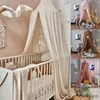 Crib Netting Baby Mosquito Net for Crib Bed Canopy Kids Cotton Hanging Dome Curtain Baby Mosquito Net Play Tent Children Room Decoration