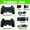 Players Wireless Video Game Console 2.4G 4K HD TV Controller Retro 64GB 10000 Game Retro Double Gamepads Player for PS1/GBA/MD/SNES Gift