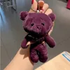 13CM Mini Plush Conjoined Bear Toys Pendant PP Cotton Soft Stuffed Bears Toy Doll Holiday Gift