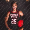 Maglie da basket PERSONALIZZATE Maglia NCAA Texas Tech Bryson Williams Kevin McCullar Terrence Shannon Jr Uomo Bambini