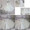 Girls Dresses Baptism White Ceremony Dress Girl Beading 1St Birthday Baby Elegant Princess Party Christening Vestidos Drop Delivery Ki Otclw