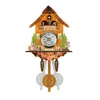 Wall Clocks Creative Retro Cuckoo Clock Wooden Handmade Hanging Bird Call Time Bell Watch Timekee Drop Delivery Home Garden Decor Dh1E6