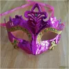 Parti Maskeleri Seksi Erkekler Kadın Kostüm Prom Gizemli Maske Venedik Mardi Gras Dance Masquerade Ball Cadılar Bayramı Fantezi Elbise XVT1150 DROP DHTD6