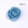 Decorative Flowers 5Pcs Denim Fabric Artificial Flower Clothes Hats Dress Decoration Handmade Headdress Craft Decor DIY Hair Accessories