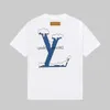 T-shirt de luxe pour hommes d'été Louisely T-shirt de haute qualité Tees Tops pour hommes Femmes Lettres 3D T-shirts monogrammés Chemises asiatiques 795