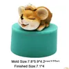 Moules de cuisson Mods 3D Simation Mouse Chocolat Sile Moule pour gâteau Topper Décoration Année Bougie Fabrication 2023 Résine de plâtre animal DRO DHM4V